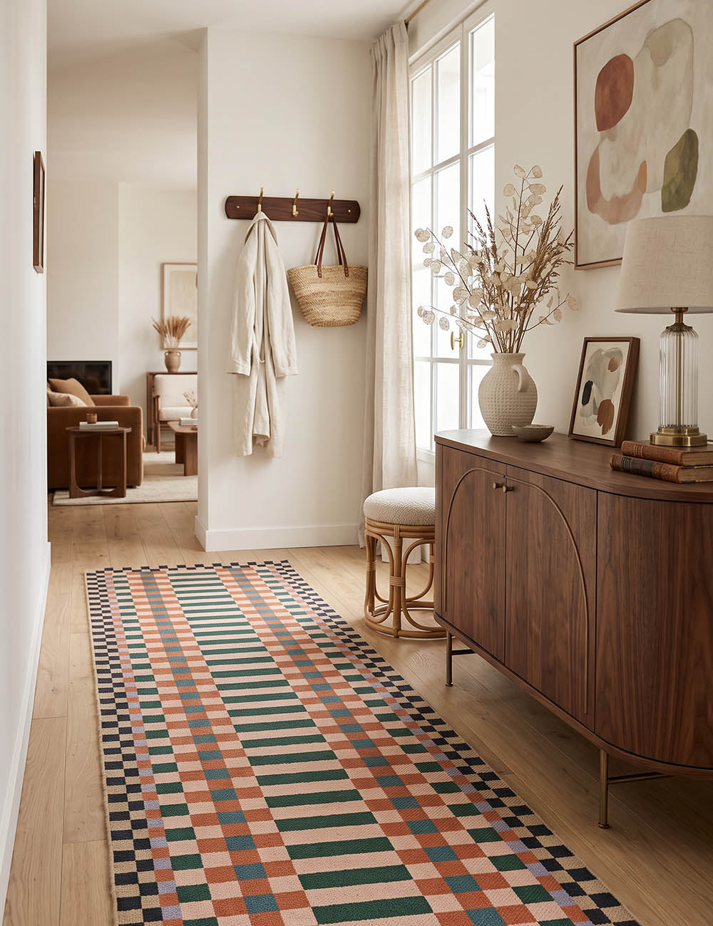 Curtain Call Multicolour Washable Rug