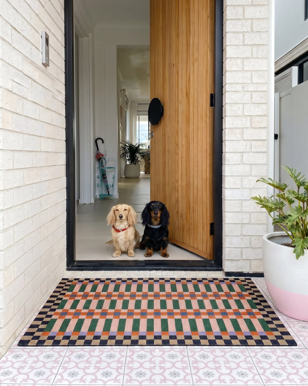 60x90 Washable Doormat Cover + Pad
