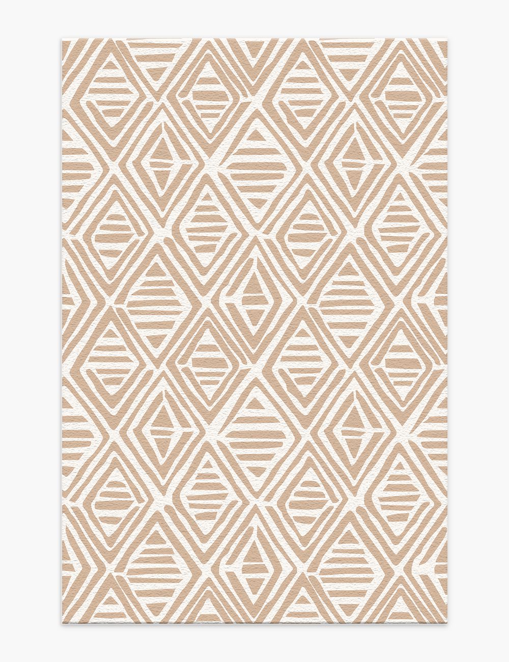 Diamond Radiance Cream Washable Rug