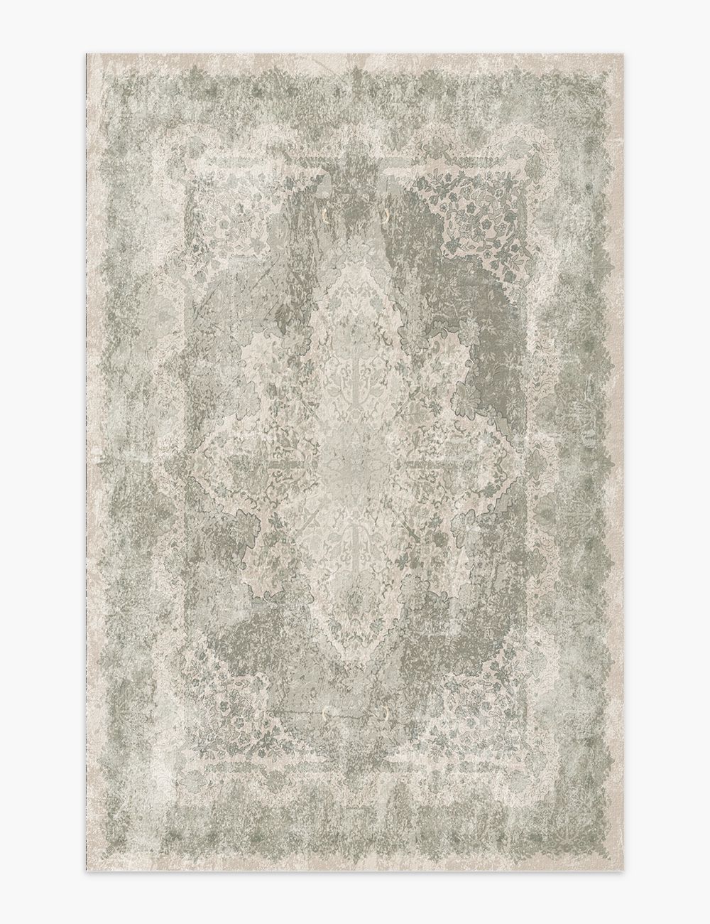 Boutique Revival Sage Haze Washable Rug