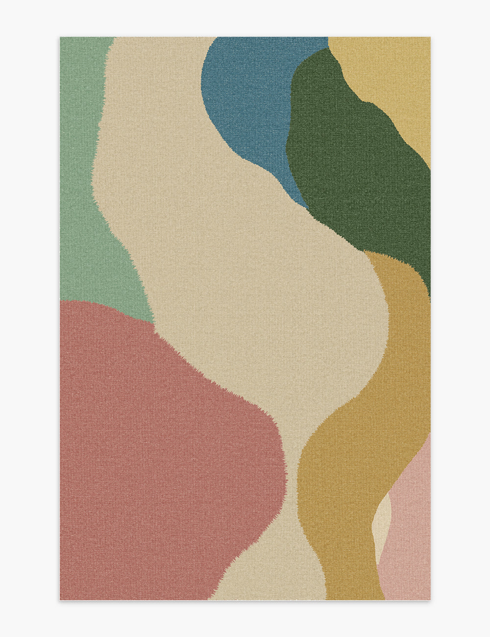 Ragged Ripple Meadow Bloom Washable Rug