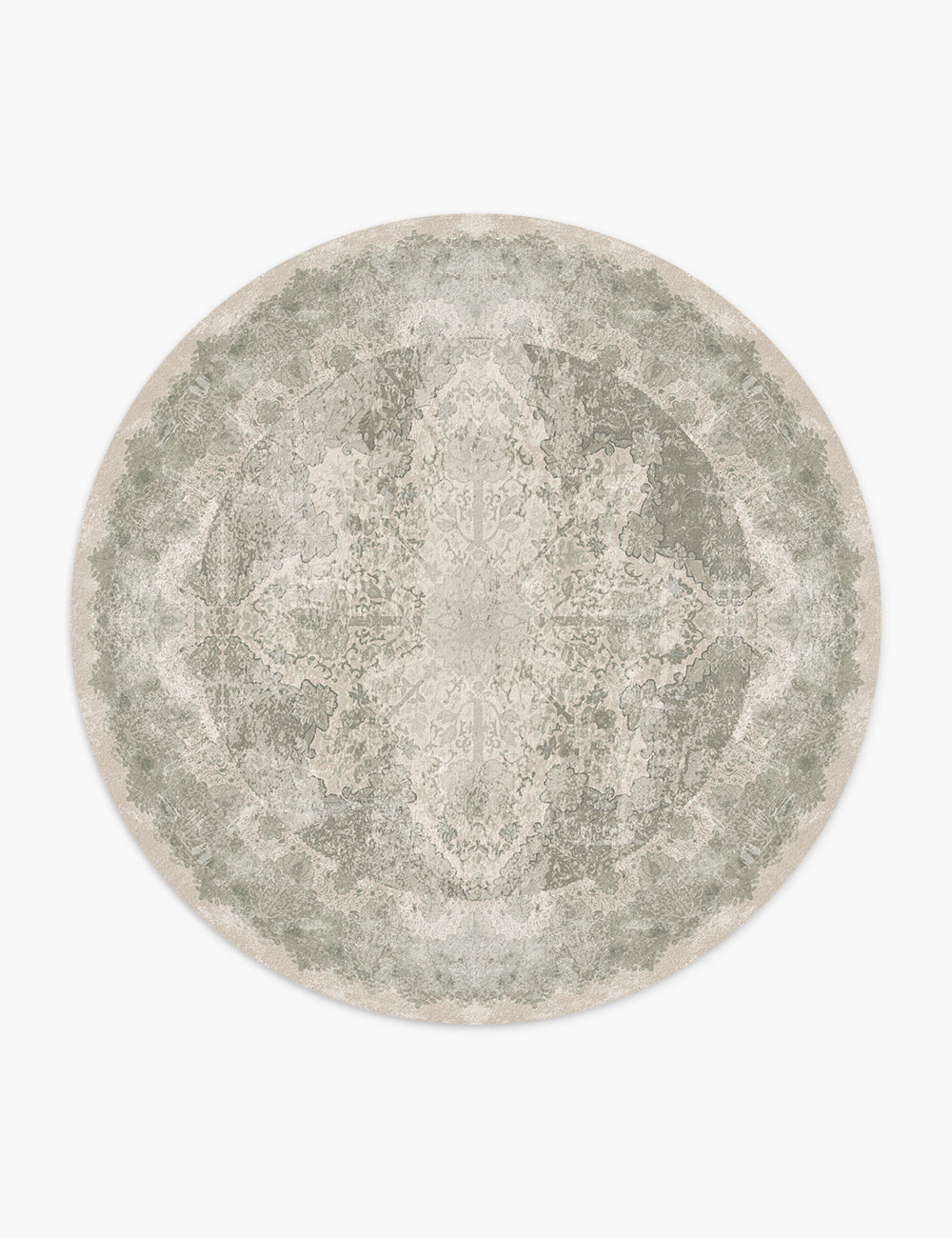 Boutique Revival Sage Haze Washable Rug