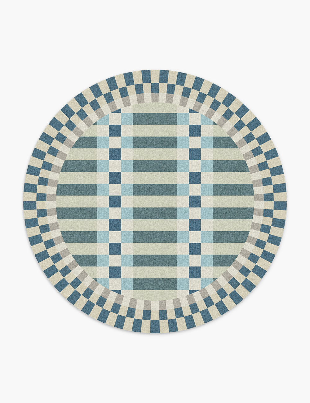 Curtain Call Dusty Teal Washable Rug