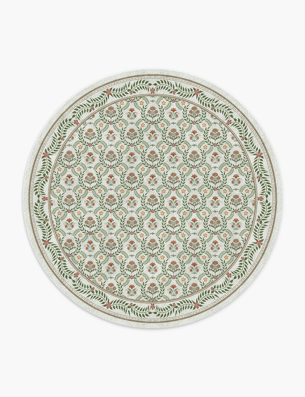 Jewel Garden Rose Quartz Washable Rug