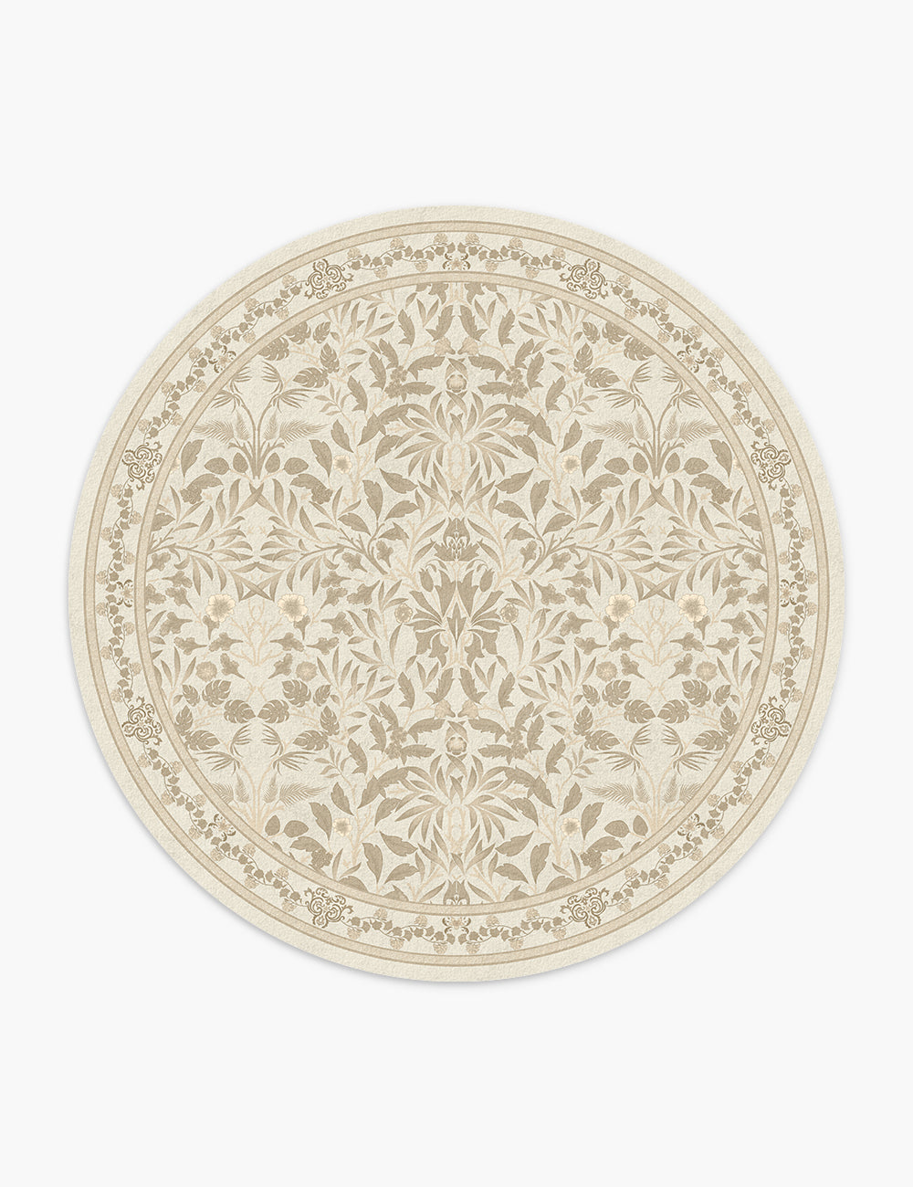 Mythic Botany Antique Linen Washable Rug