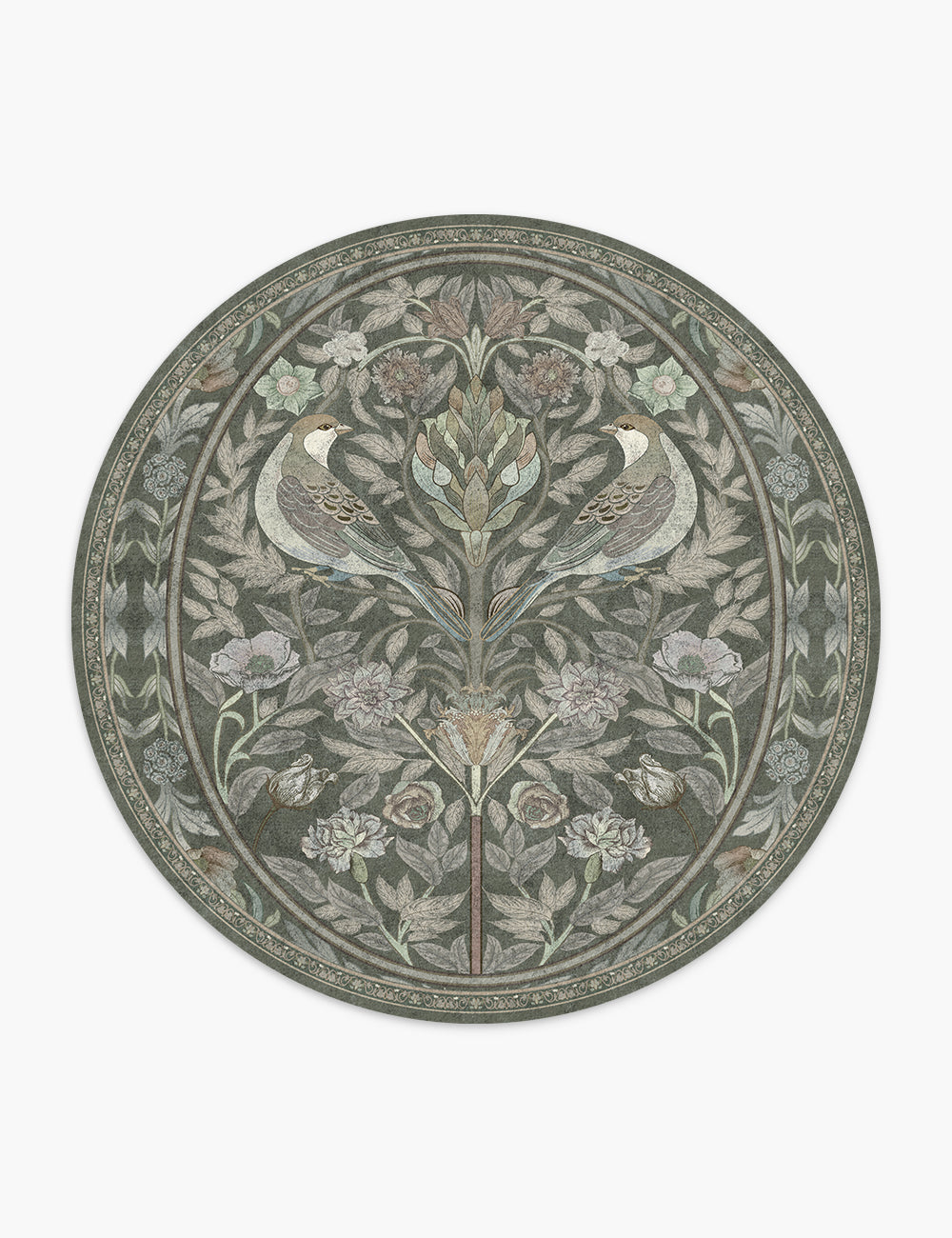 Orchard Keepsake Faded Fern Washable Rug