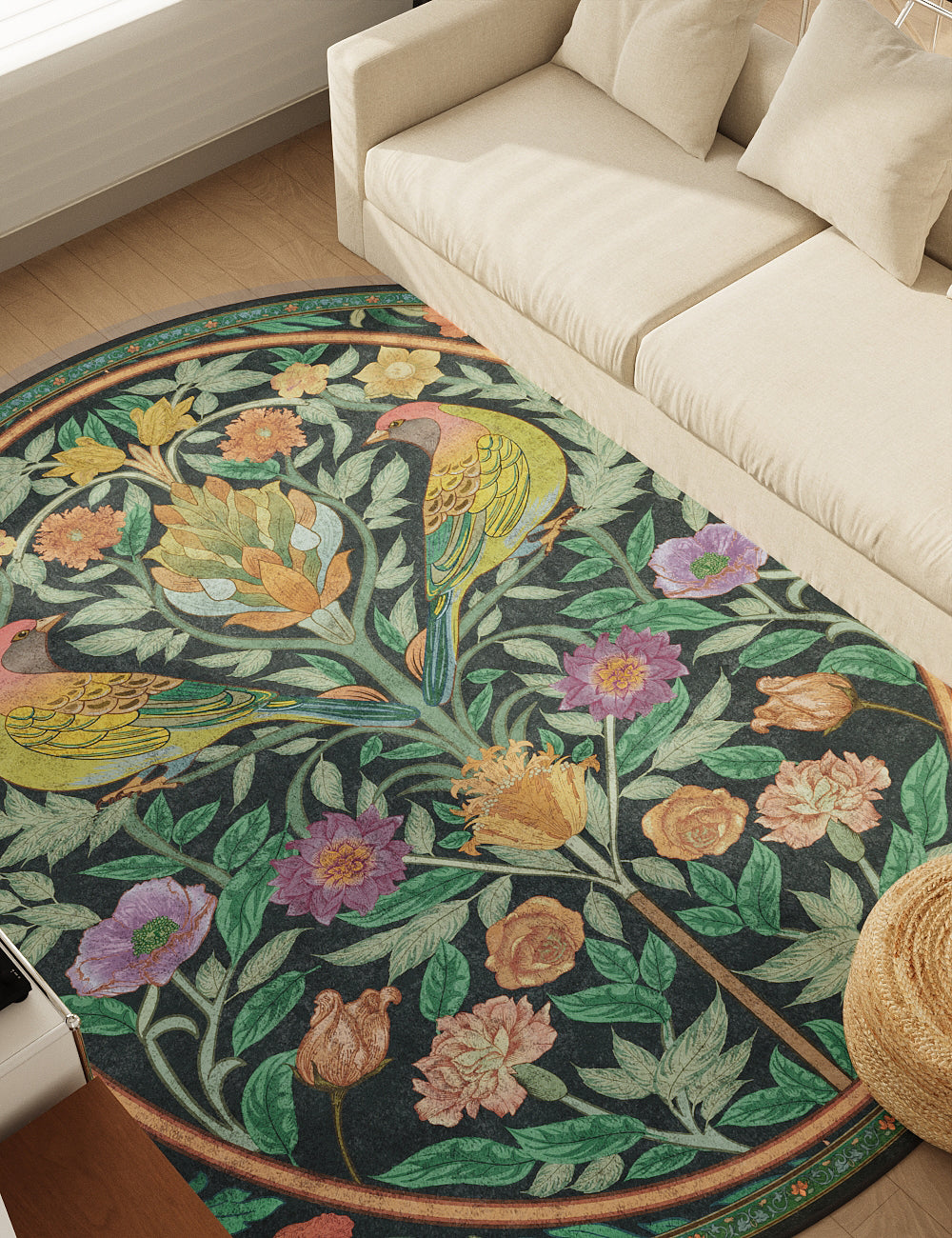 Orchard Keepsake Verdant Jewel Washable Rug