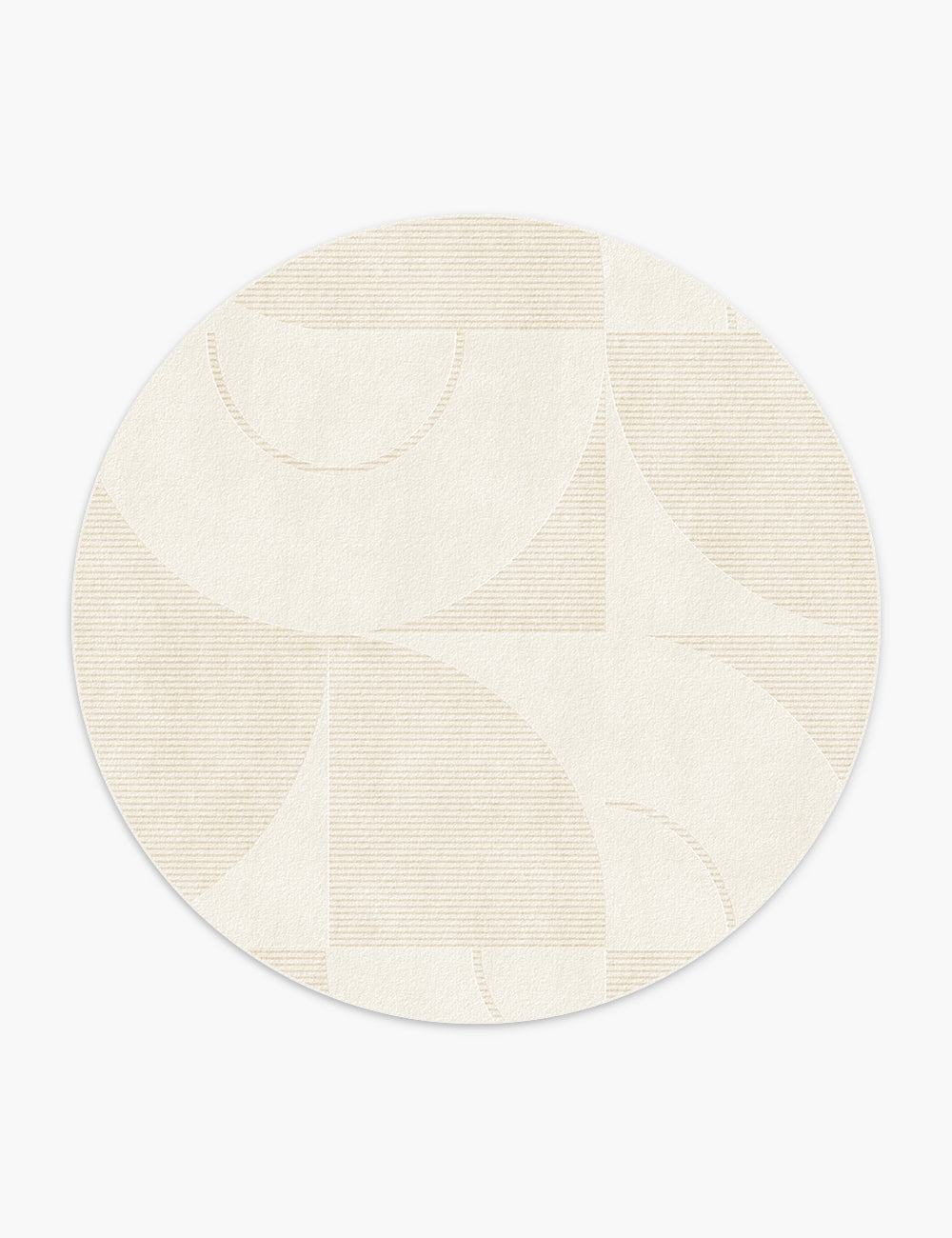 Quiet Waves Soft Beige Washable Rug