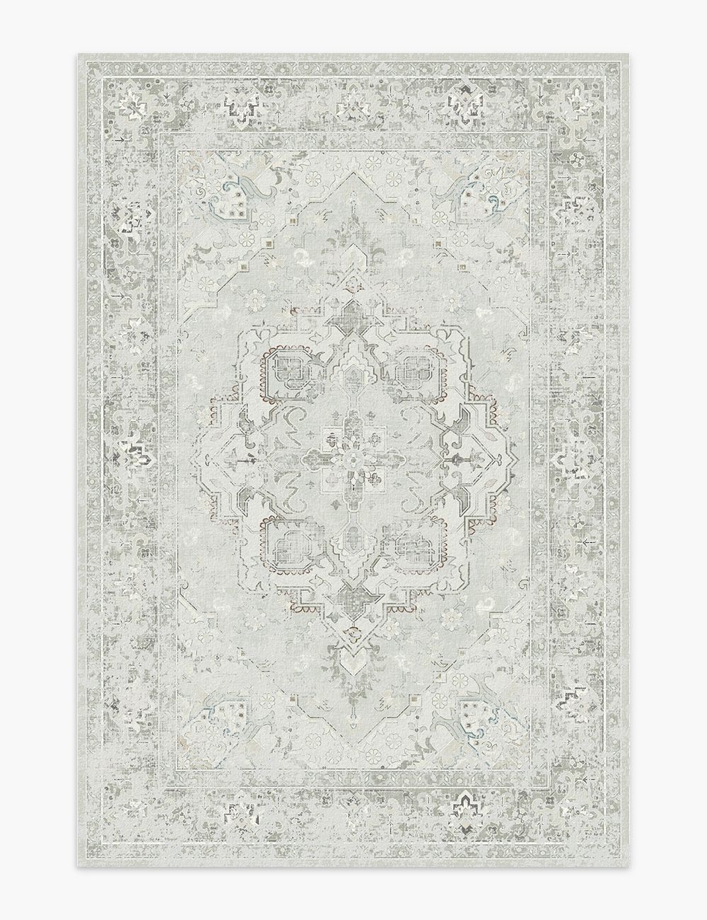 Boutique Revival Dusty Beige Washable Rug