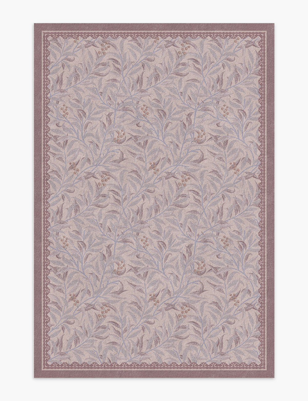Willow Show Dusty Mauve Washable Rug
