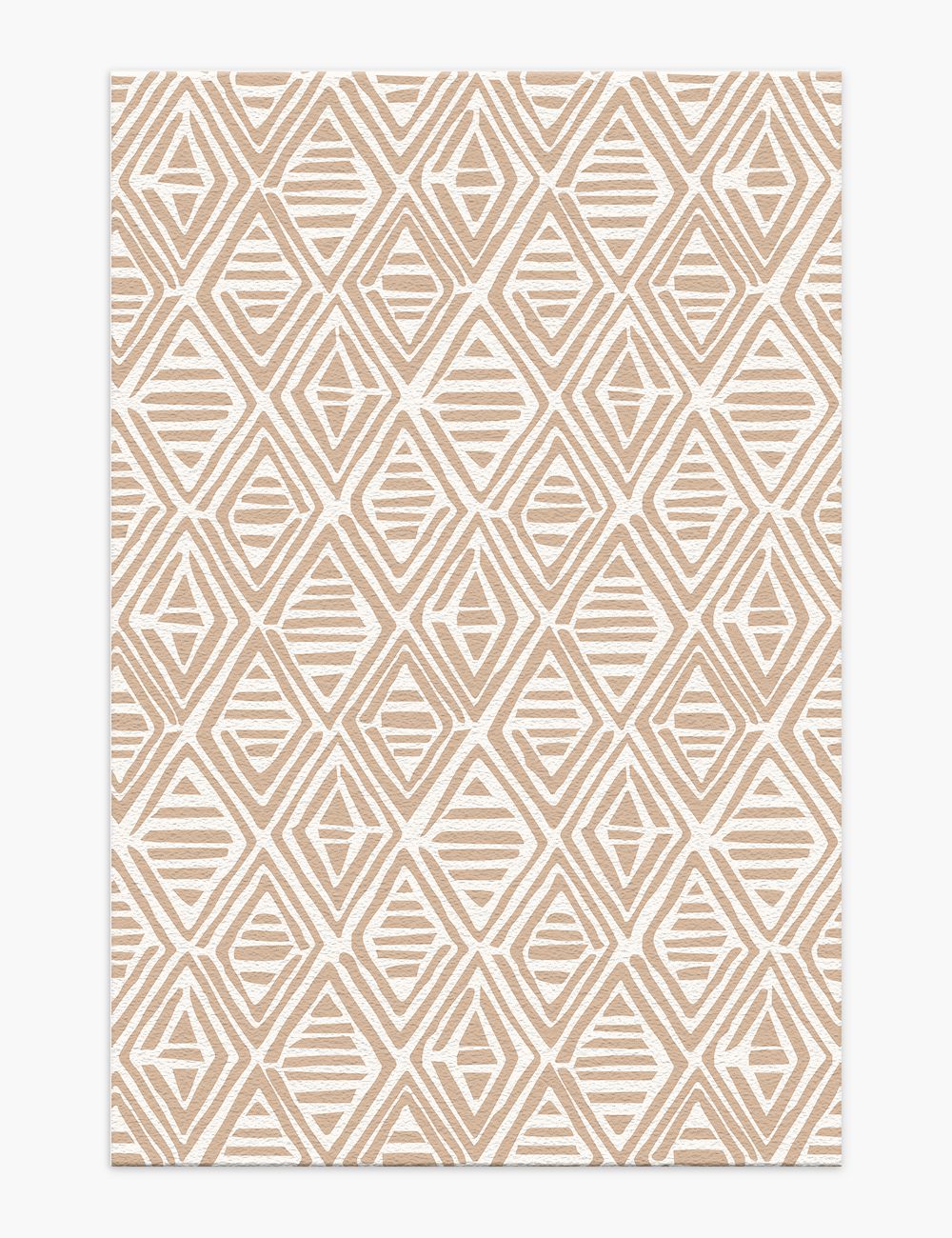 Diamond Radiance Cream Washable Rug