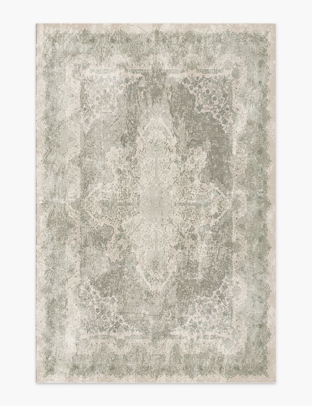 Boutique Revival Sage Haze Washable Rug