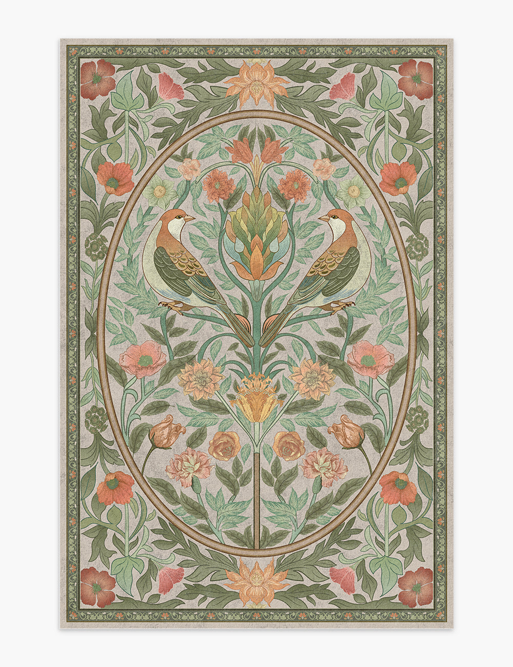 Orchard Keepsake Blush Pink Washable Rug