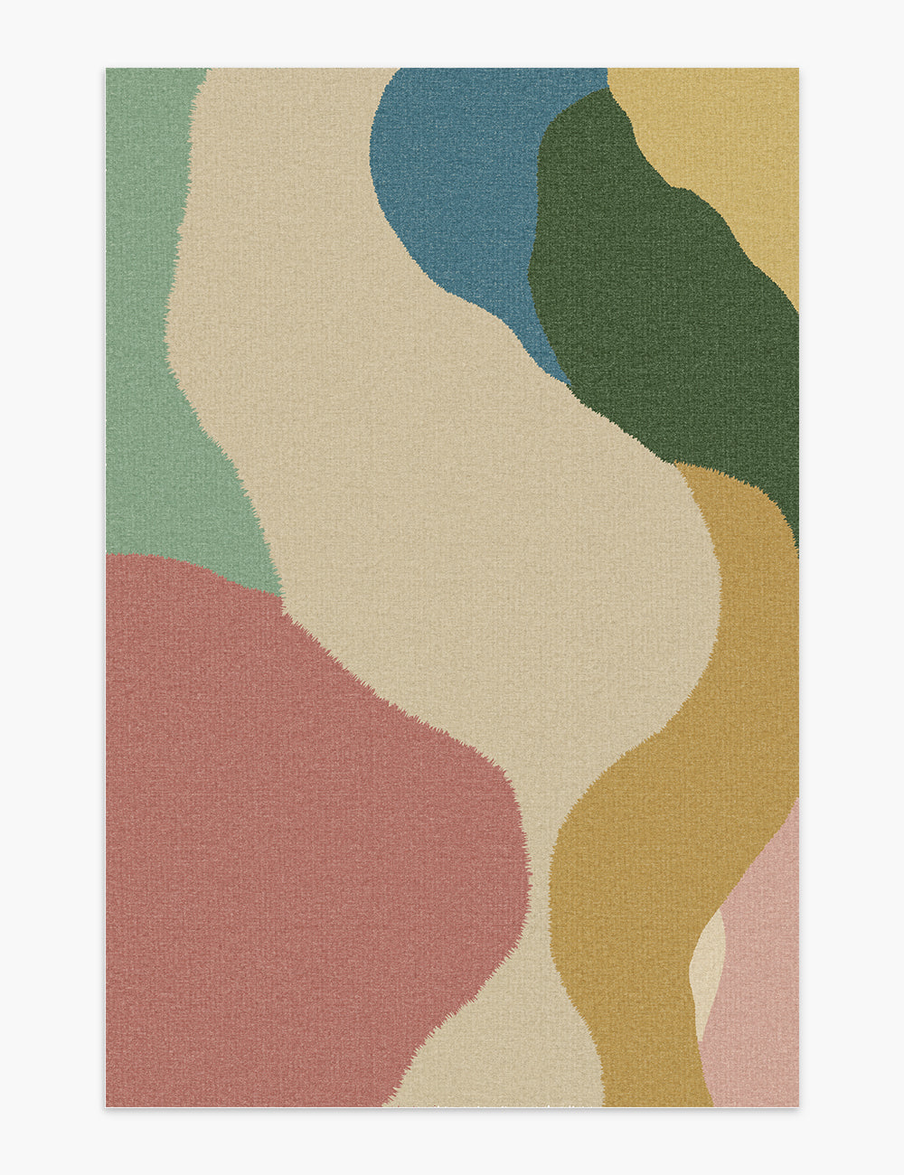 Ragged Ripple Meadow Bloom Washable Rug