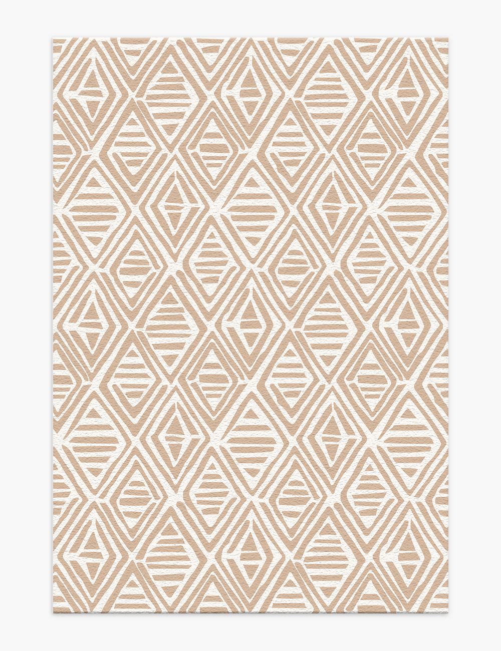 Diamond Radiance Cream Washable Rug