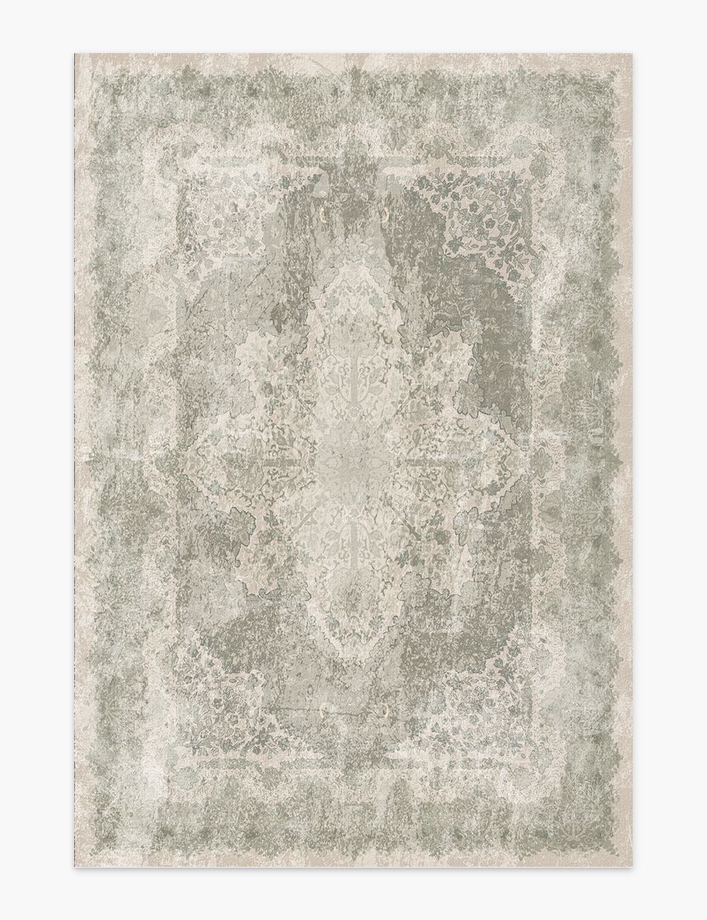 Boutique Revival Sage Haze Washable Rug