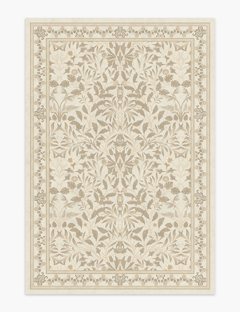 Mythic Botany Antique Linen Washable Rug