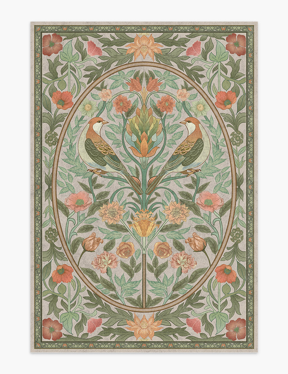 Orchard Keepsake Blush Pink Washable Rug