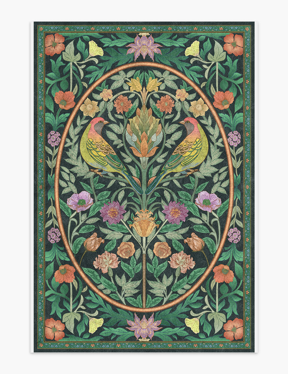 Orchard Keepsake Verdant Jewel Washable Rug
