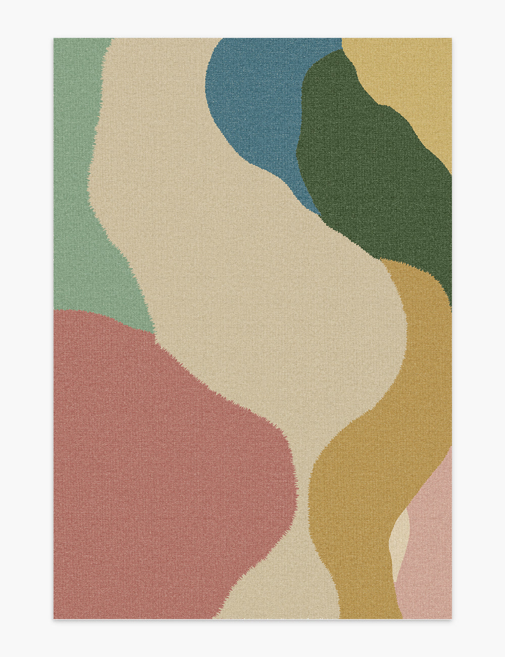 Ragged Ripple Meadow Bloom Washable Rug