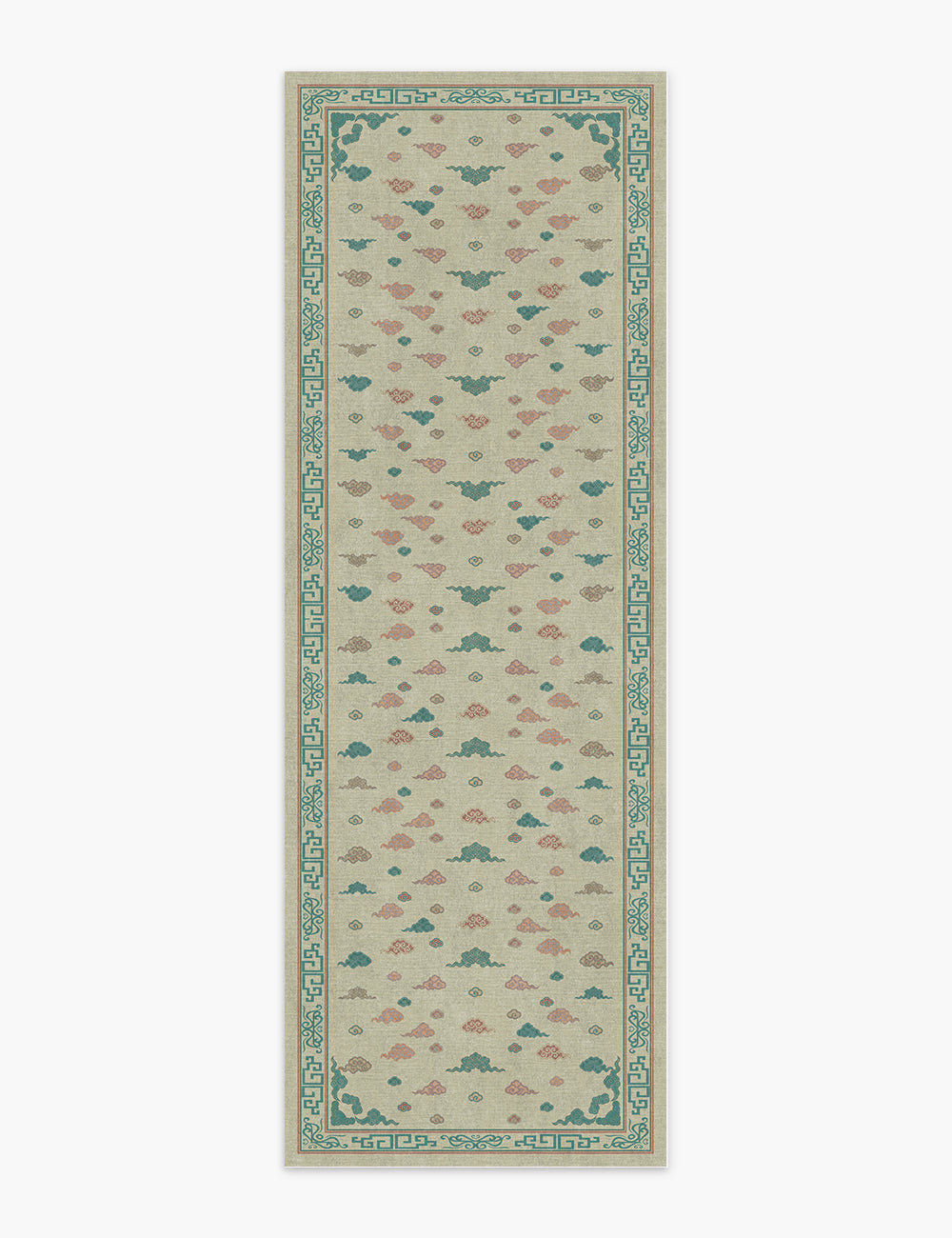 Auspicious Cloud Regal Beige Washable Rug