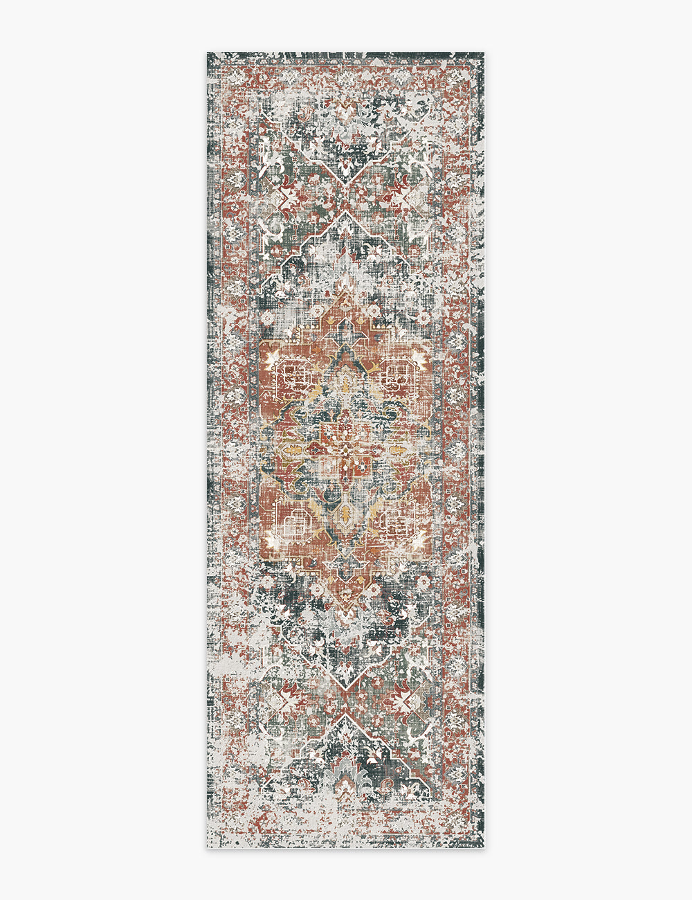 Boutique Revival Soft Saffron Washable Rug