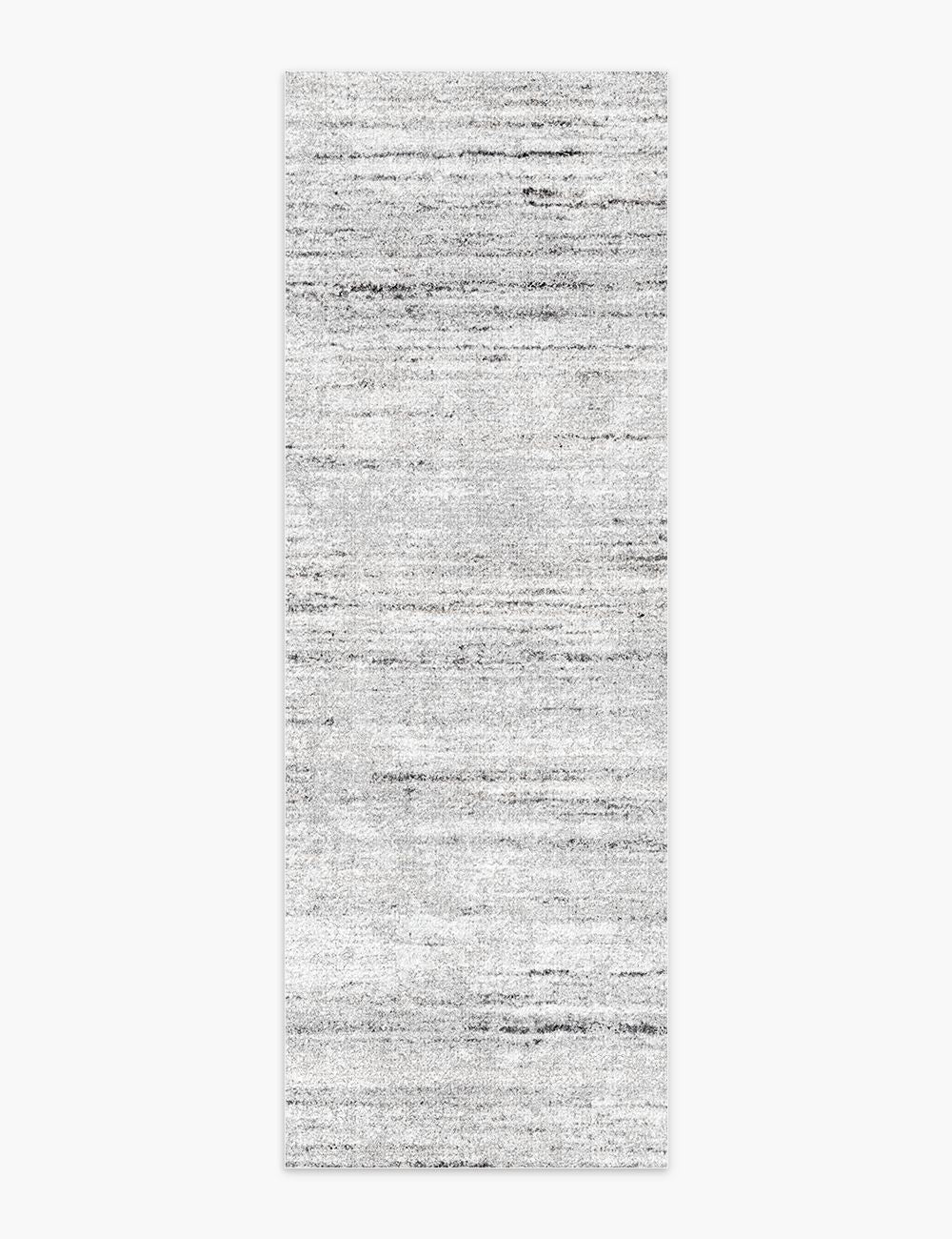 Broken Signal Mist Grey Washable Rug