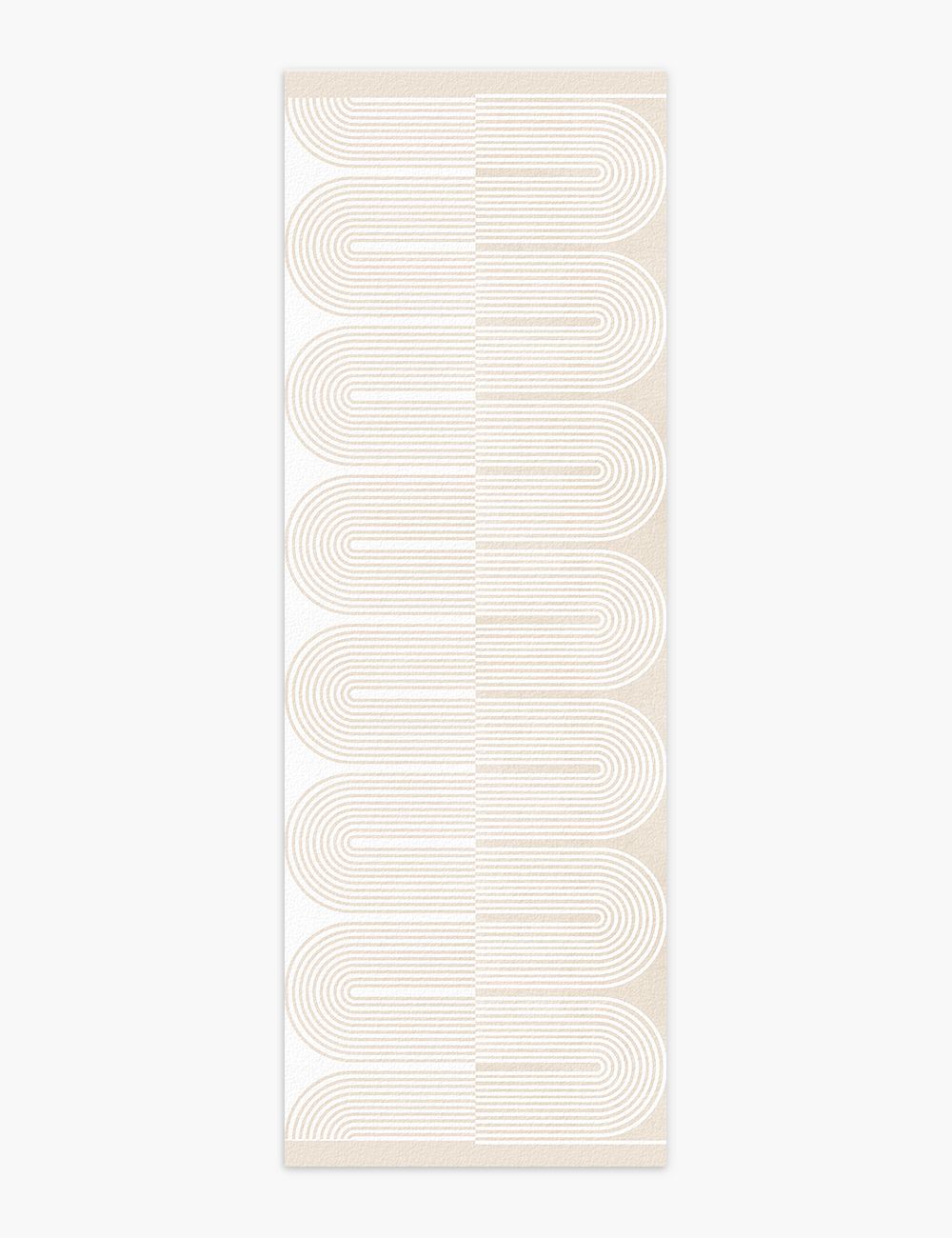 Infinity Path Light Tan Washable Rug
