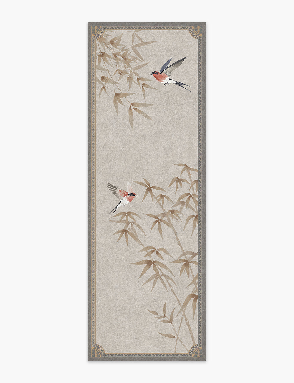 Lucky Bamboo Oatmeal Sand Washable Rug