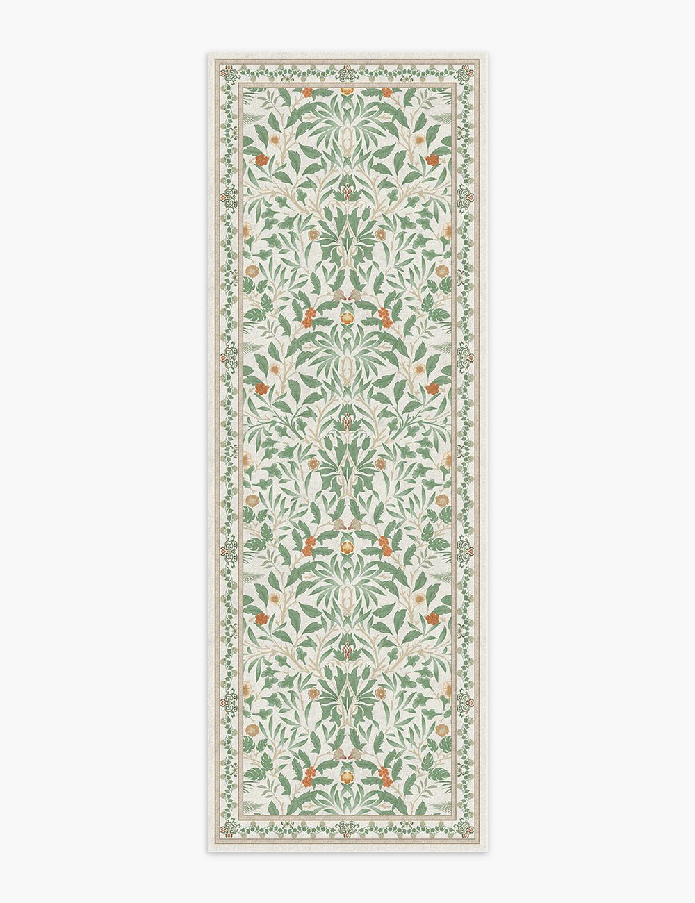 Mythic Botany Verdant Ivory Washable Rug