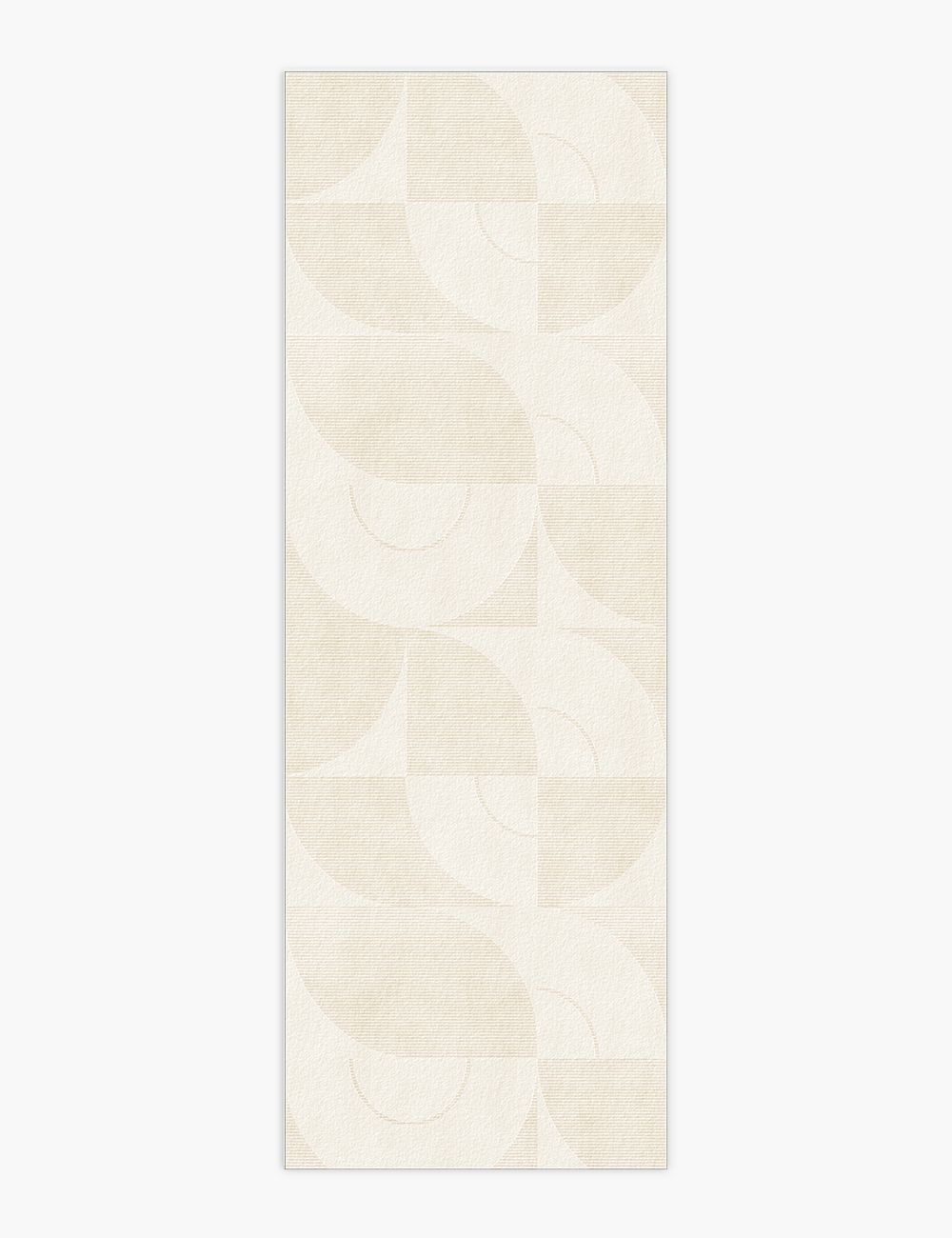 Quiet Waves Soft Beige Washable Rug