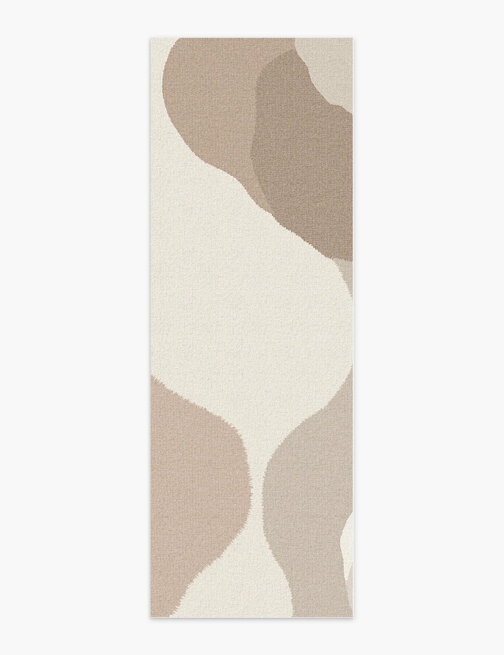 Ragged Ripple Almond Cream Washable Rug