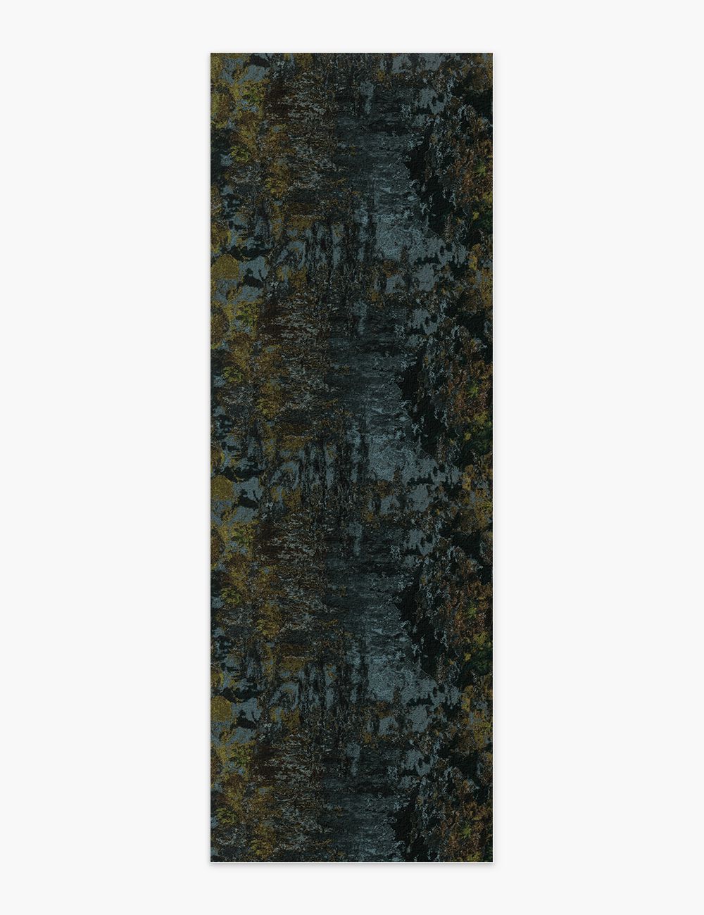Silent Grove Dark Cyan Washable Rug