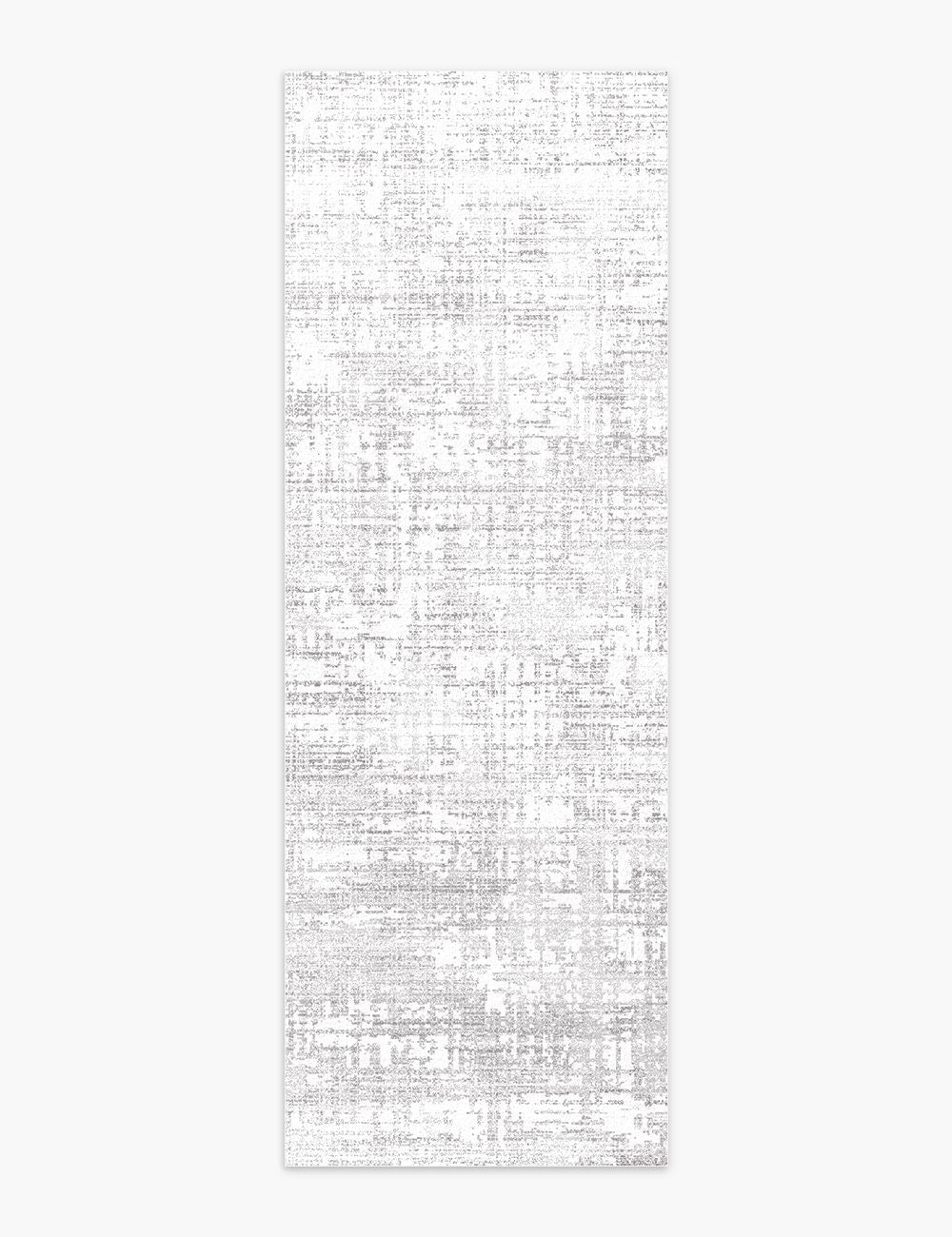 Veiled Canvas Ash Grey Washable Rug