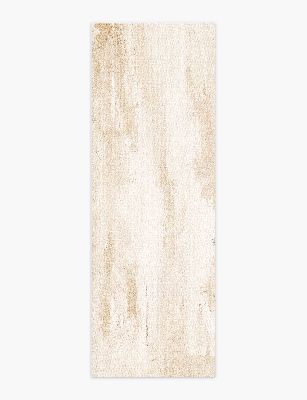 Wood Nostalgia Faded Beige Washable Rug