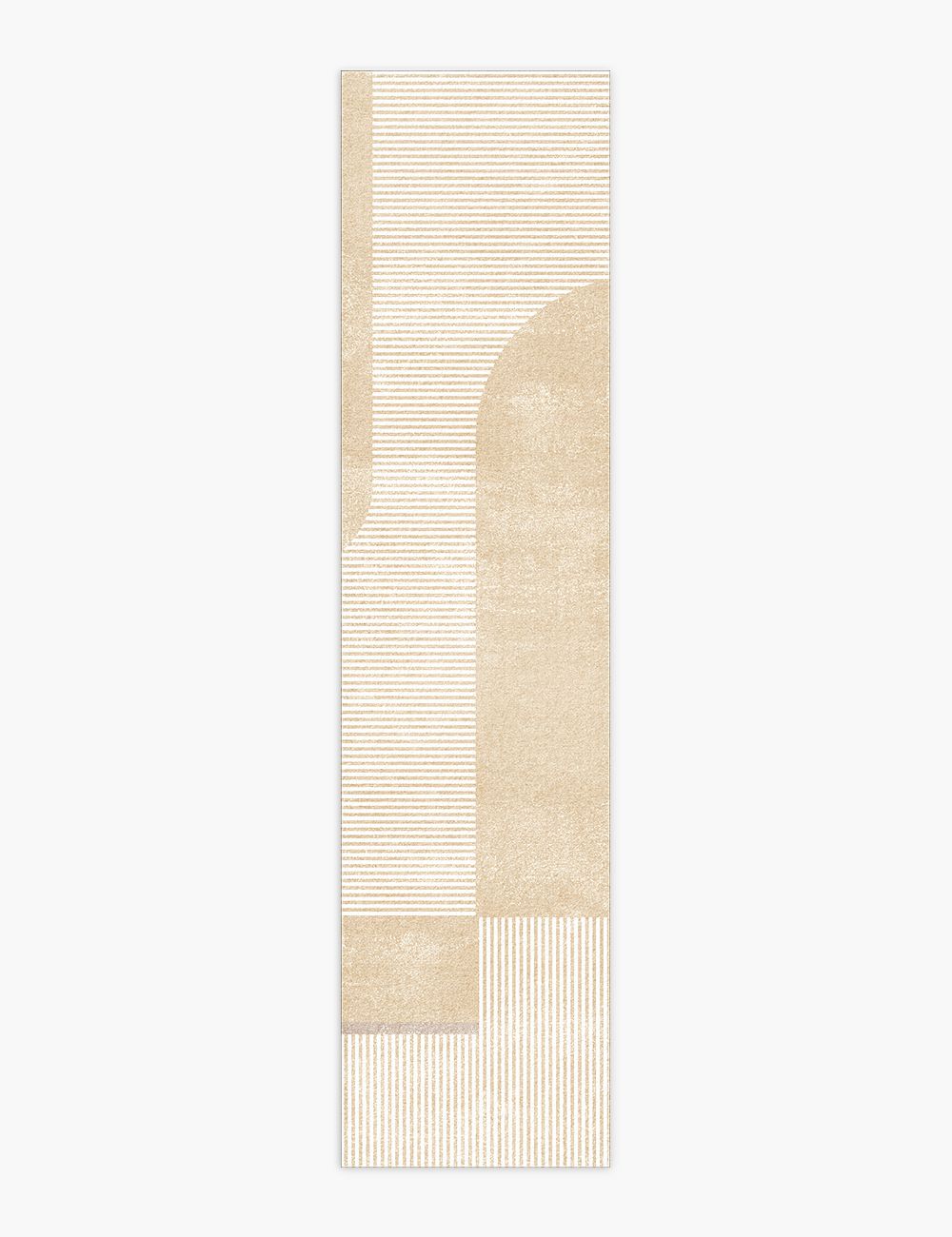 Golden Hour Warm Beige Washable Rug