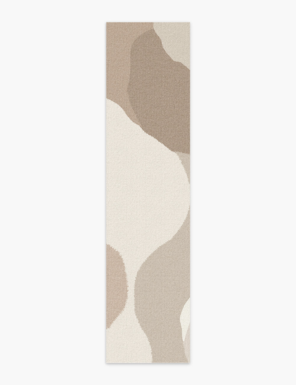 Ragged Ripple Almond Cream Washable Rug