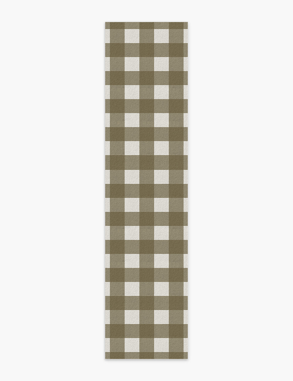 Retro Grid Yellow & Brown Washable Rug