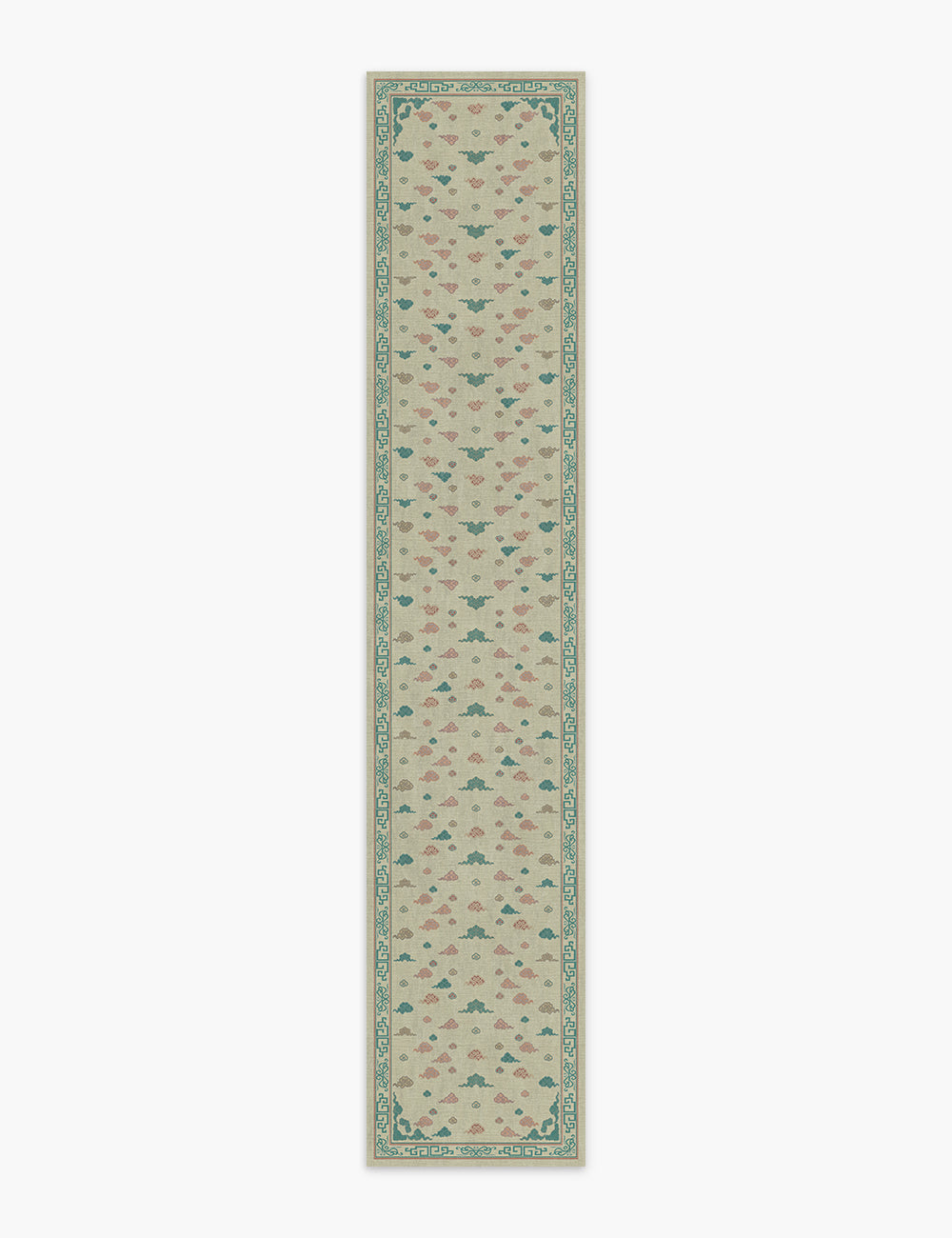 Auspicious Cloud Regal Beige Washable Rug