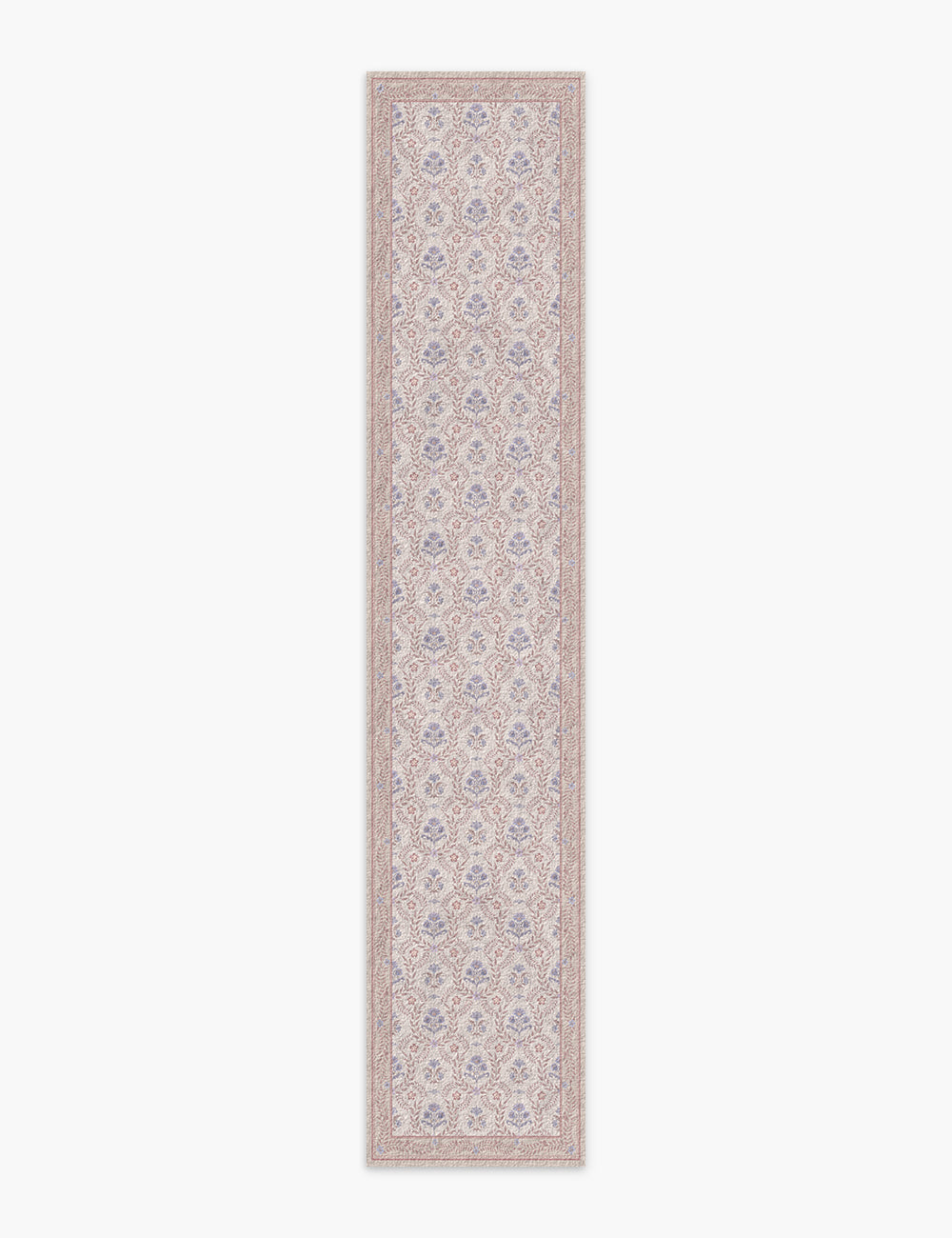 Jewel Garden Pale Pink Washable Rug