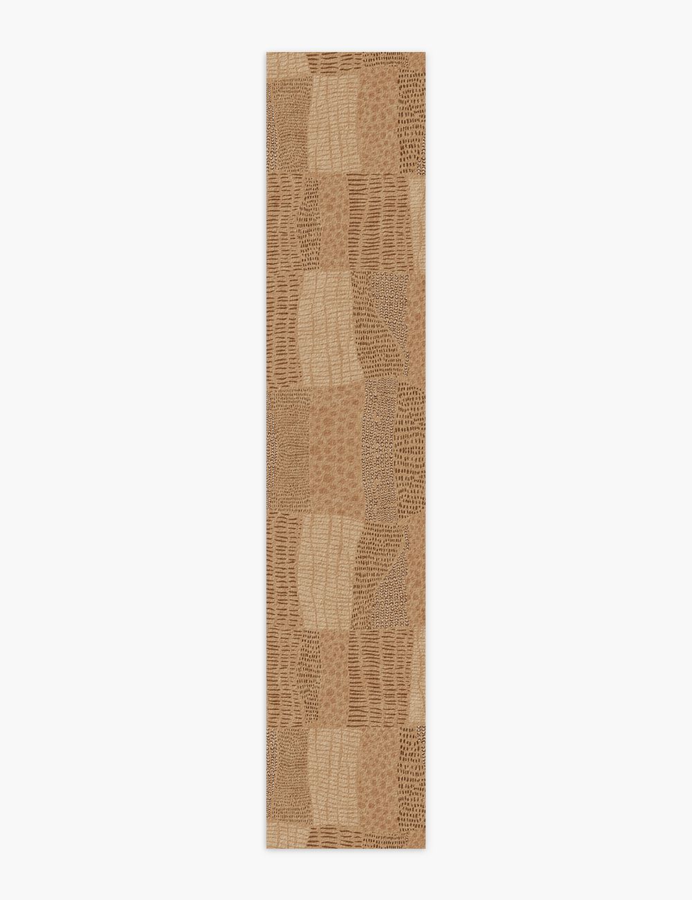 Pebble Path Warm Brown Washable Rug