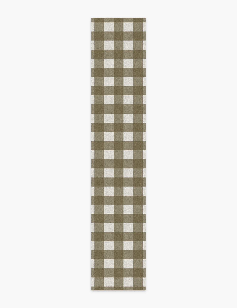 Retro Grid Yellow & Brown Washable Rug