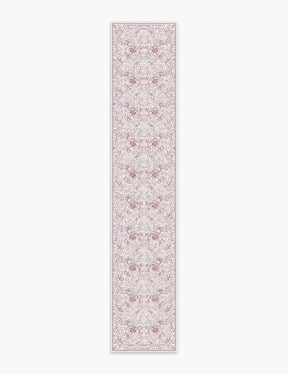 Twilight Garden Misty Rose Washable Rug
