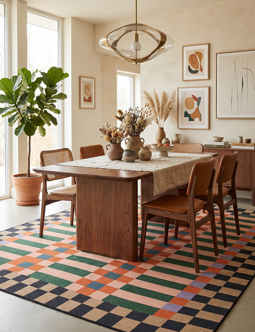 Curtain Call Multicolour Washable Rug